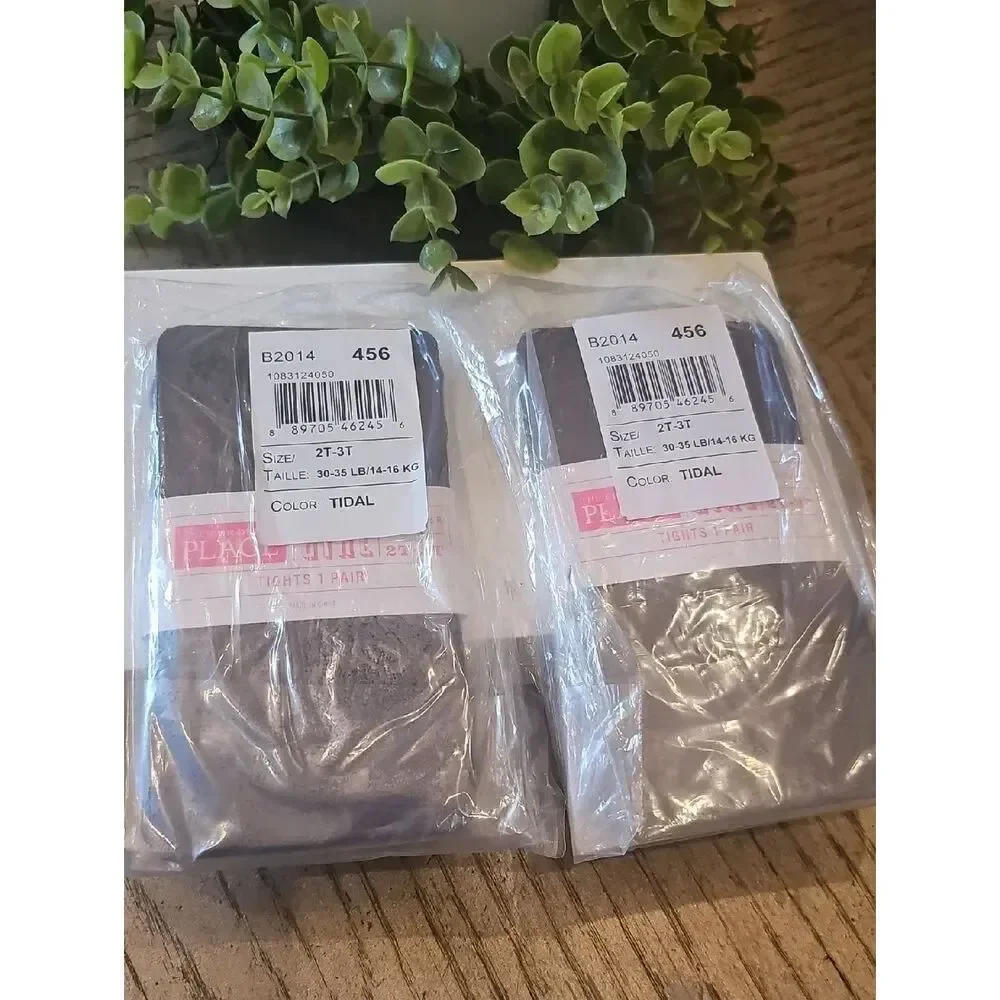 Tidal Blue Tights Size 2T-3T - Pack of 2 NWT